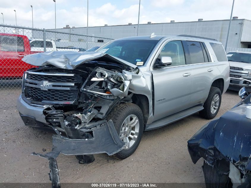 2017 CHEVROLET TAHOE LT - 1GNSCBKC7HR312494