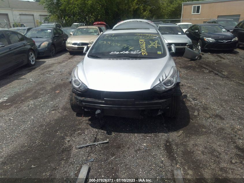 2015 HYUNDAI ELANTRA SPORT - KMHDH4AH9FU230090