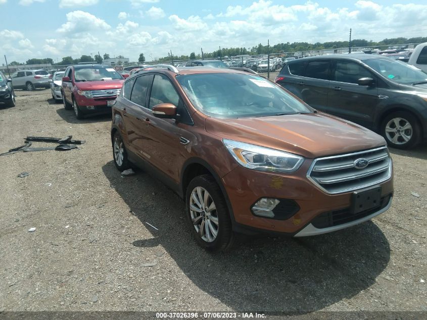 2017 FORD ESCAPE TITANIUM - 1FMCU0J93HUD86864