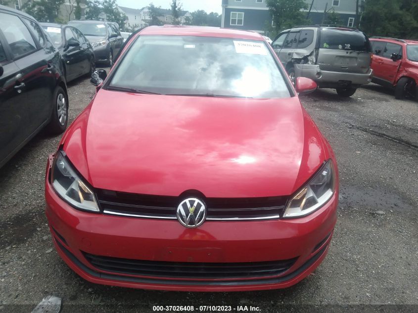2015 VOLKSWAGEN GOLF TDI S - 3VW2A7AU2FM063510