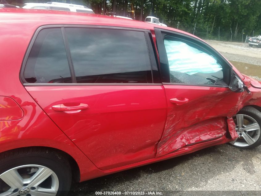 2015 VOLKSWAGEN GOLF TDI S - 3VW2A7AU2FM063510