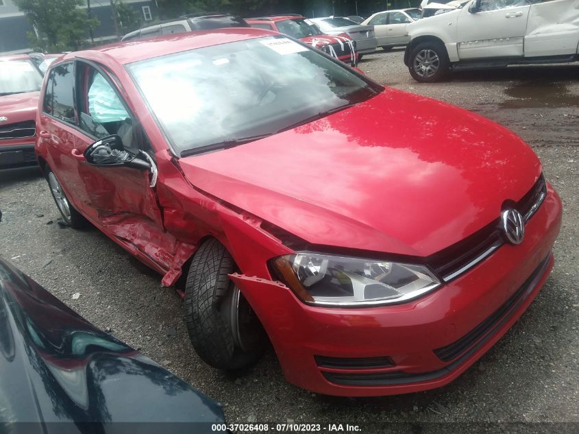 2015 VOLKSWAGEN GOLF TDI S - 3VW2A7AU2FM063510