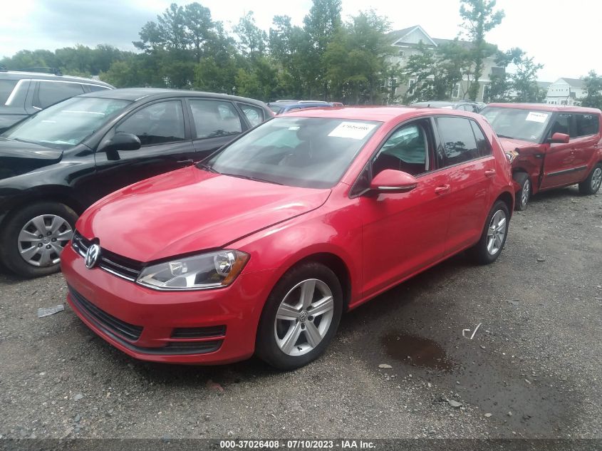 2015 VOLKSWAGEN GOLF TDI S - 3VW2A7AU2FM063510