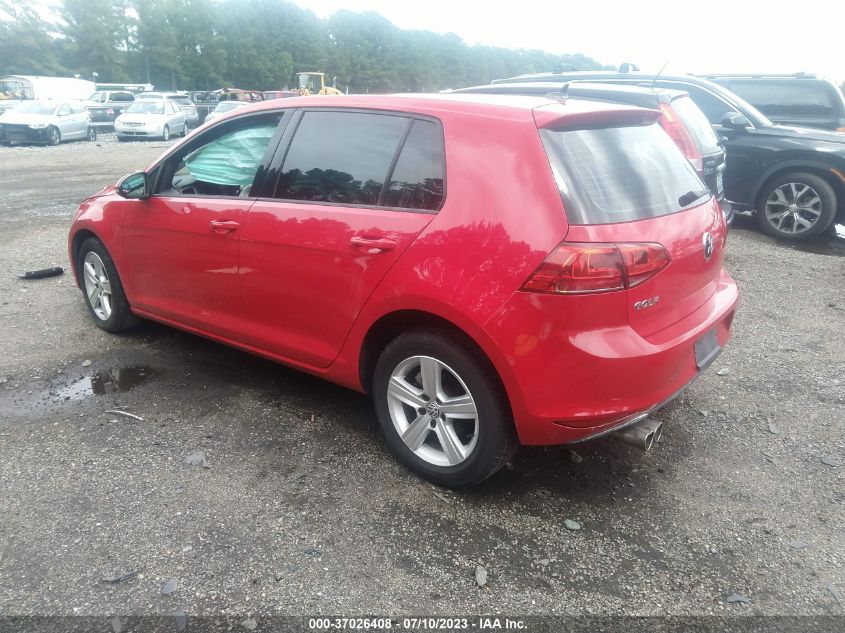 2015 VOLKSWAGEN GOLF TDI S - 3VW2A7AU2FM063510