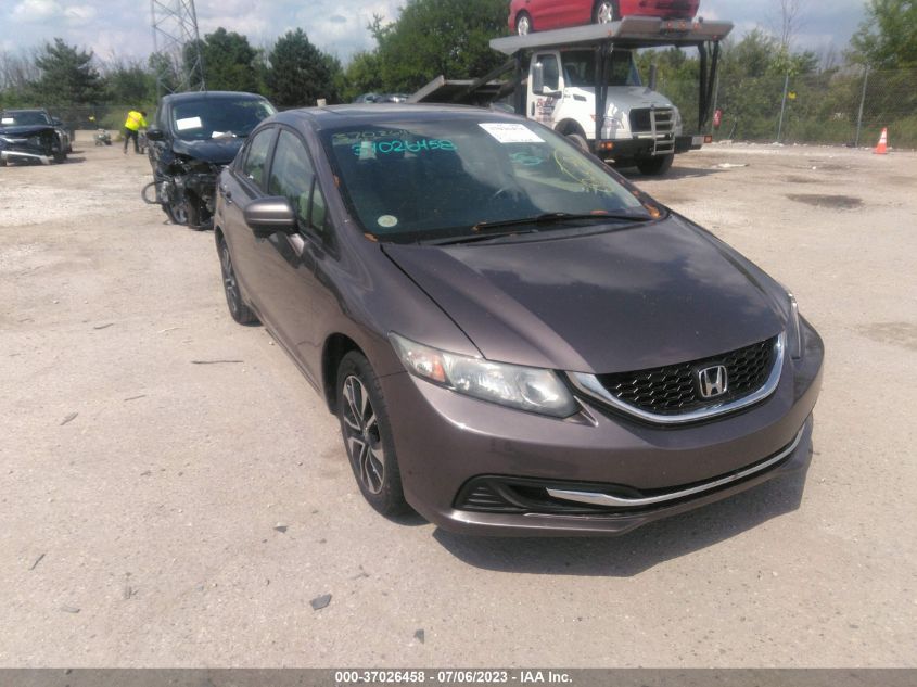 2014 HONDA CIVIC SEDAN EX - 2HGFB2F89EH556762