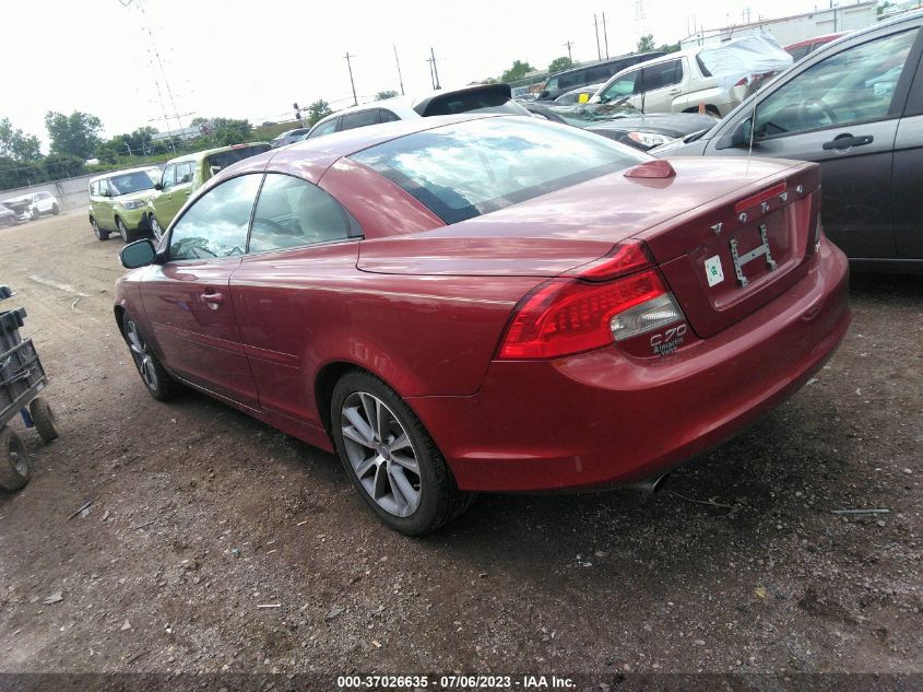 2013 VOLVO C70 T5 YV1672MC7DJ140532