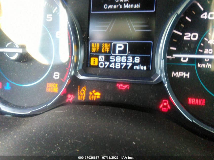 2017 SUBARU FORESTER 2.5I LIMITED - JF2SJARC6HH431756