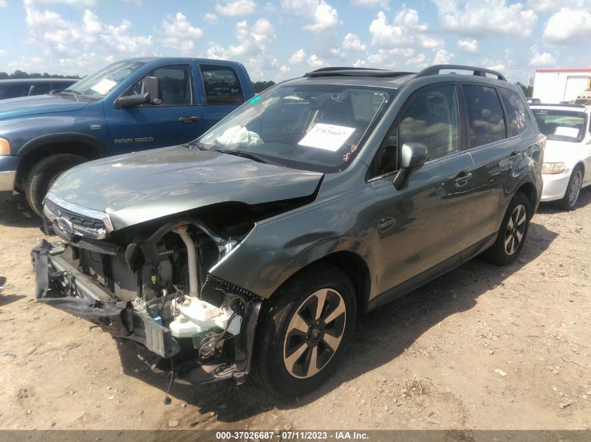 2017 SUBARU FORESTER 2.5I LIMITED - JF2SJARC6HH431756