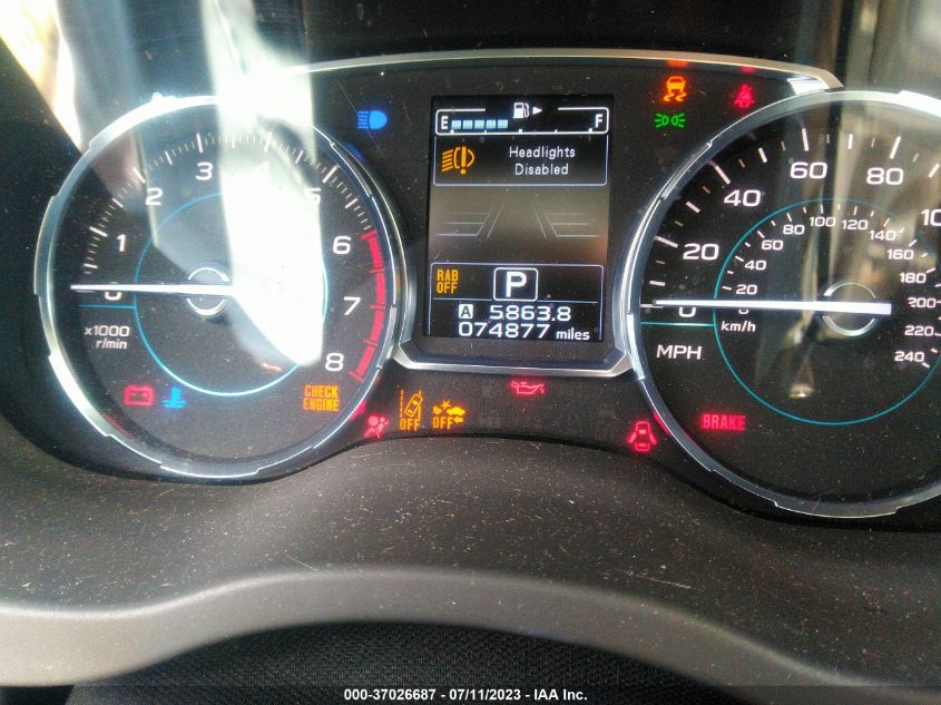 2017 SUBARU FORESTER 2.5I LIMITED - JF2SJARC6HH431756