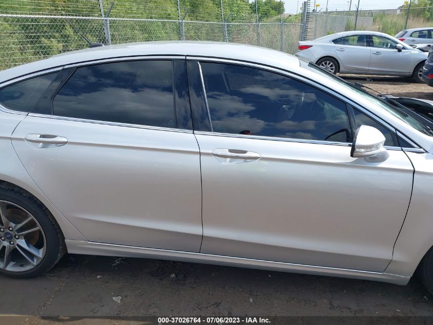 2014 FORD FUSION TITANIUM - 3FA6P0D9XER198419