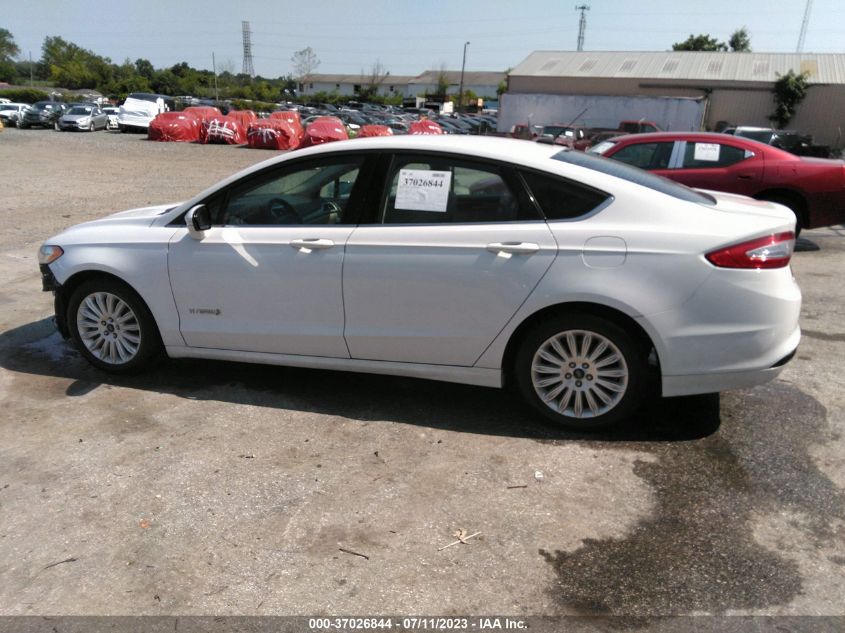 2015 FORD FUSION SE HYBRID - 3FA6P0LU6FR134529