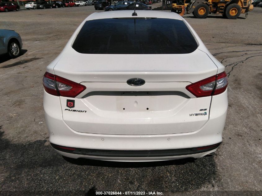 2015 FORD FUSION SE HYBRID - 3FA6P0LU6FR134529