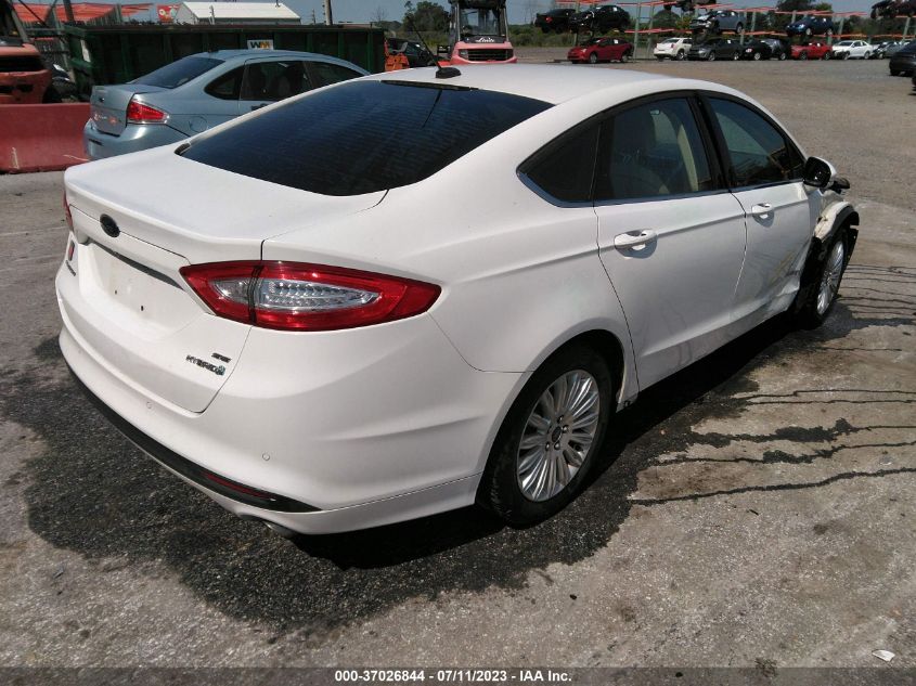 2015 FORD FUSION SE HYBRID - 3FA6P0LU6FR134529