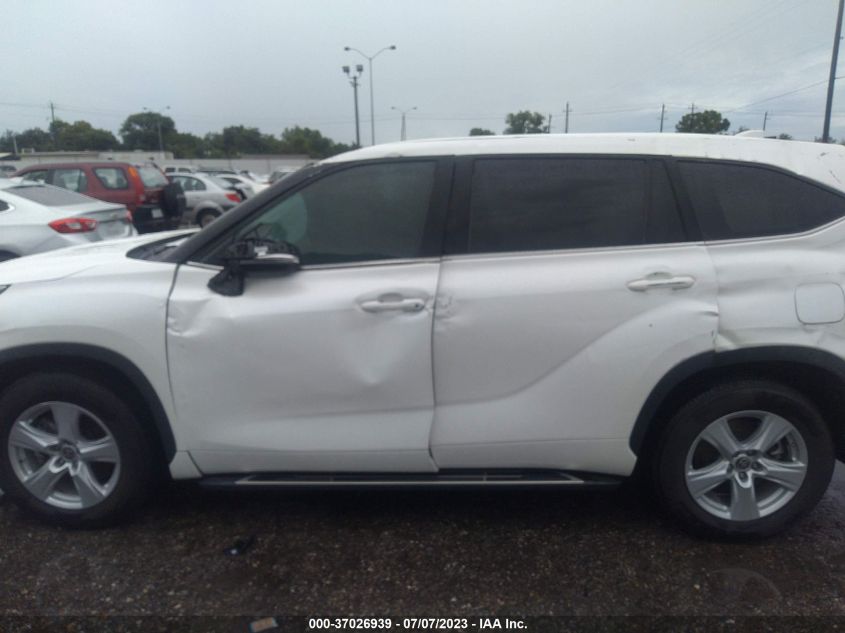 2020 TOYOTA HIGHLANDER L/LE - 5TDZZRAH7LS019426