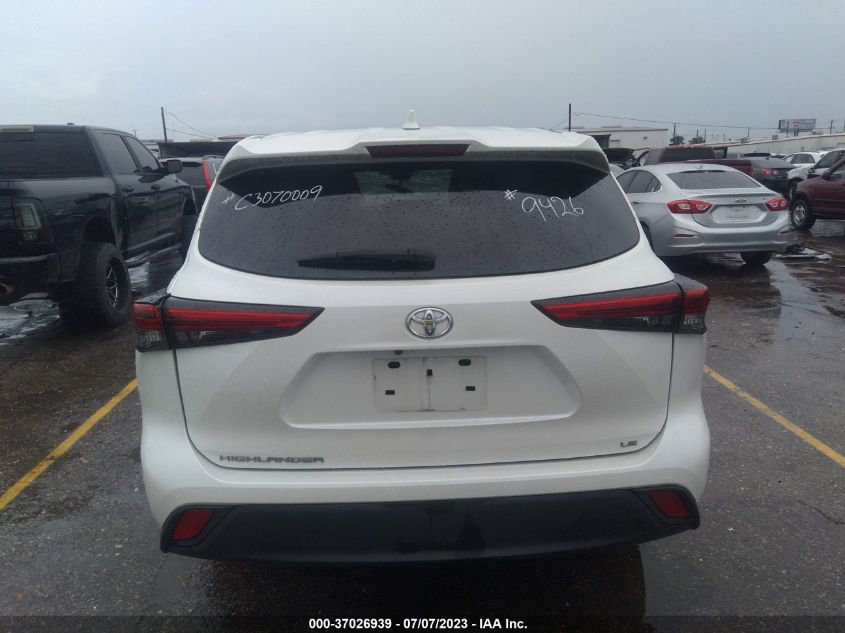 2020 TOYOTA HIGHLANDER L/LE - 5TDZZRAH7LS019426