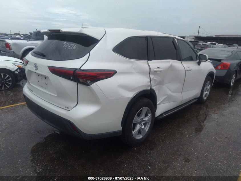 2020 TOYOTA HIGHLANDER L/LE - 5TDZZRAH7LS019426
