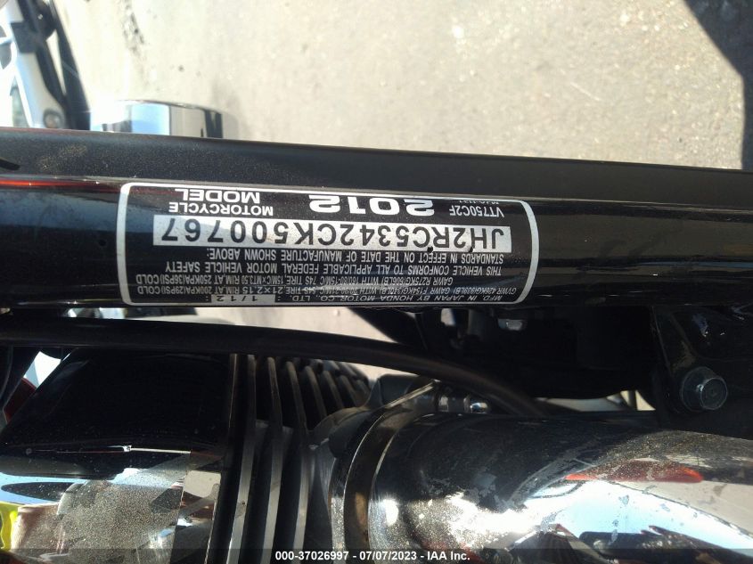 2012 HONDA VT750 C2F - JH2RC5342CK500767
