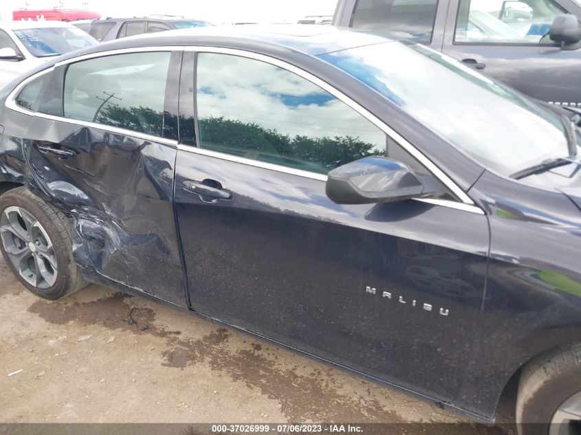 2022 CHEVROLET MALIBU LT - 1G1ZD5STXNF128551