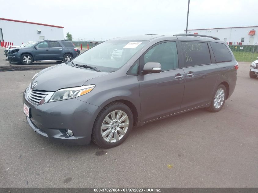 2015 TOYOTA SIENNA XLE/LIMITED - 5TDYK3DCXFS635364