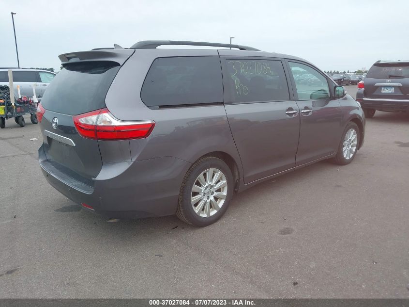 2015 TOYOTA SIENNA XLE/LIMITED - 5TDYK3DCXFS635364