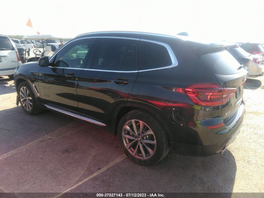 2019 BMW X3 SDRIVE30I - 5UXTR7C50KLF34556