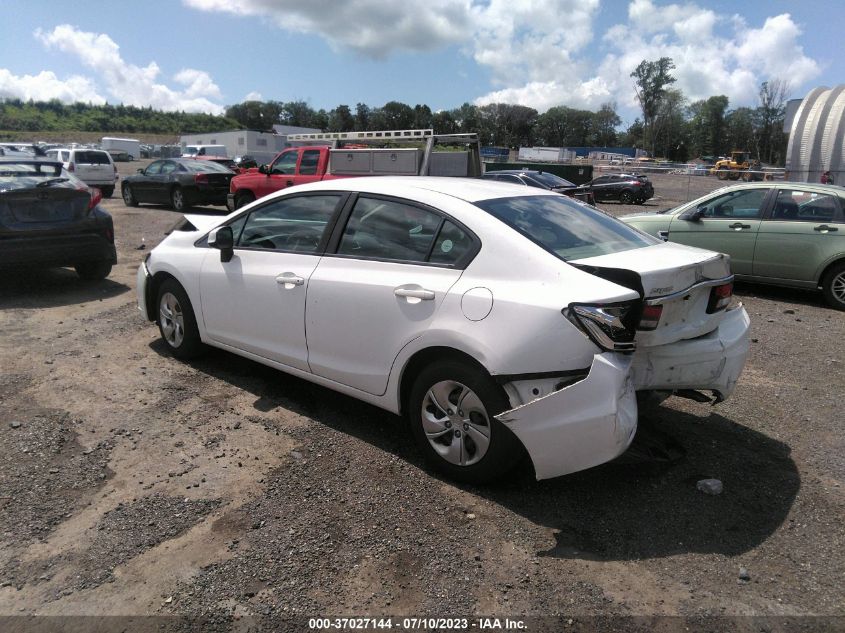 2013 HONDA CIVIC SDN LX - 2HGFB2F59DH600327