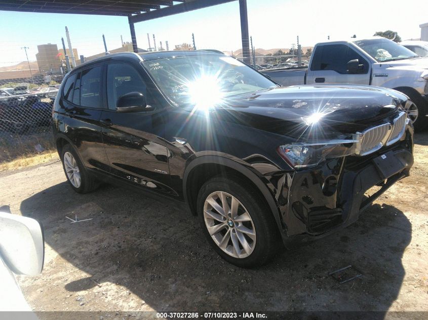 2017 BMW X3 XDRIVE28I - 5UXWX9C38H0W78697