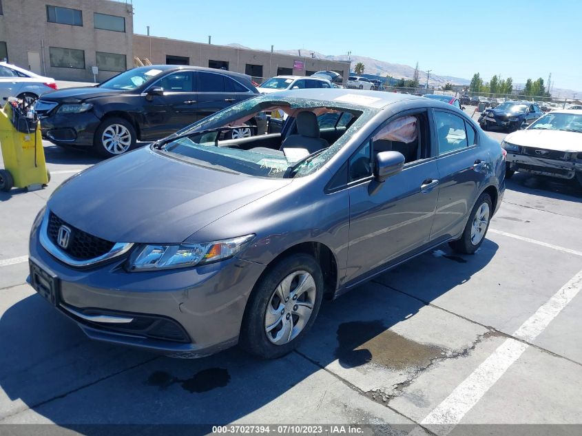 2014 HONDA CIVIC SEDAN LX - 19XFB2F58EE233609