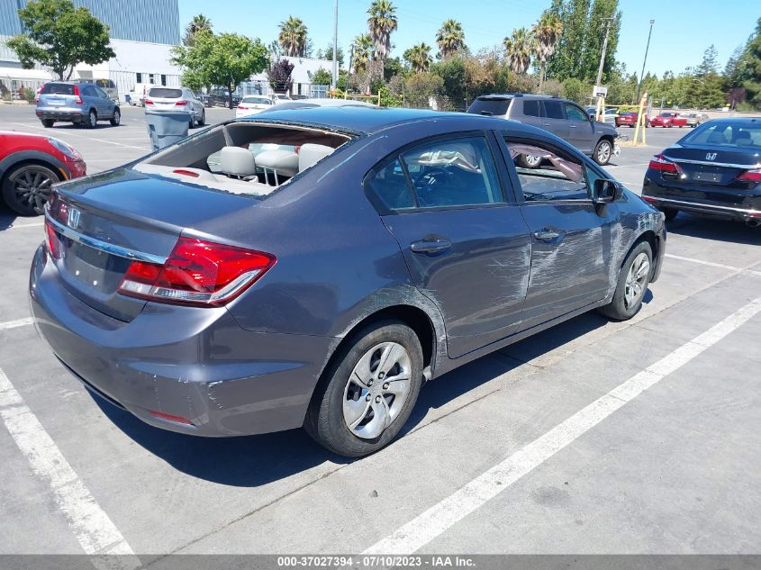 2014 HONDA CIVIC SEDAN LX - 19XFB2F58EE233609