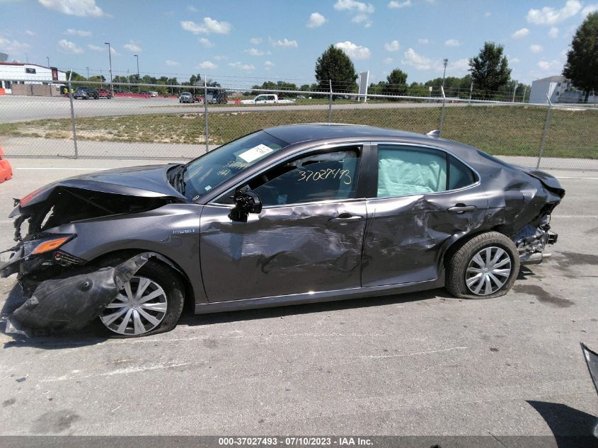 2019 TOYOTA CAMRY HYBRID LE - 4T1B31HK7KU512535