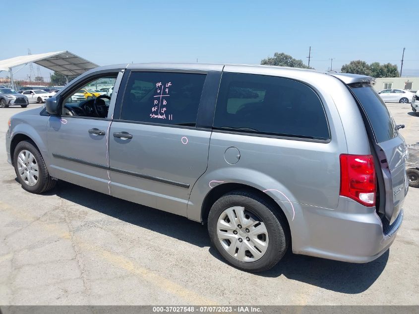 2016 DODGE GRAND CARAVAN SE - 2C4RDGBG7GR335996