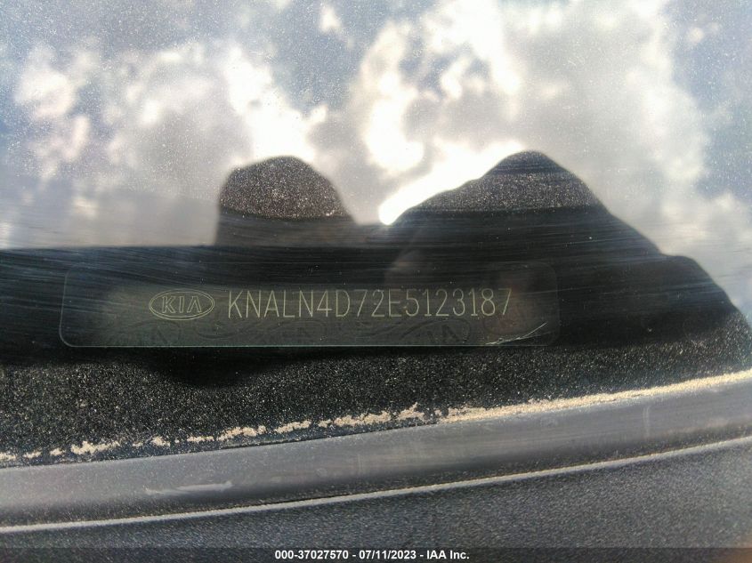 2014 KIA CADENZA PREMIUM KNALN4D72E5123187