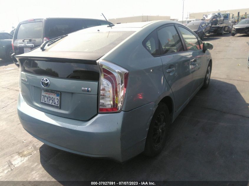 2014 TOYOTA PRIUS FOUR/FIVE/THREE/ONE/TWO - JTDKN3DU4E1766386