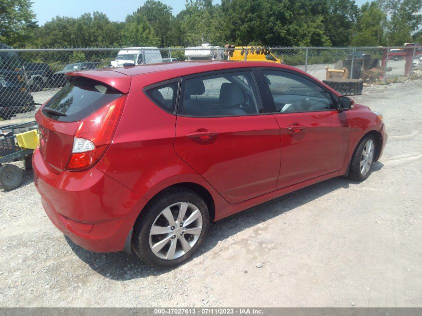 2014 HYUNDAI ACCENT SE - KMHCU5AEXEU174467