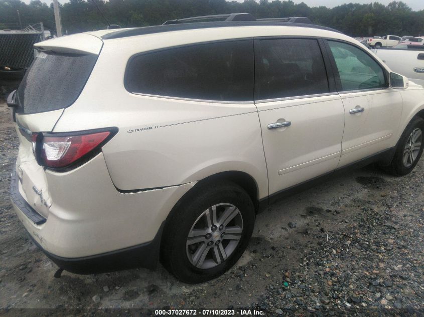 2015 CHEVROLET TRAVERSE LT - 1GNKRHKD0FJ264407