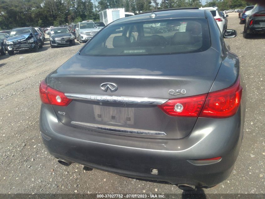 2016 INFINITI Q50 2.0T PREMIUM - JN1CV7AR4GM253767