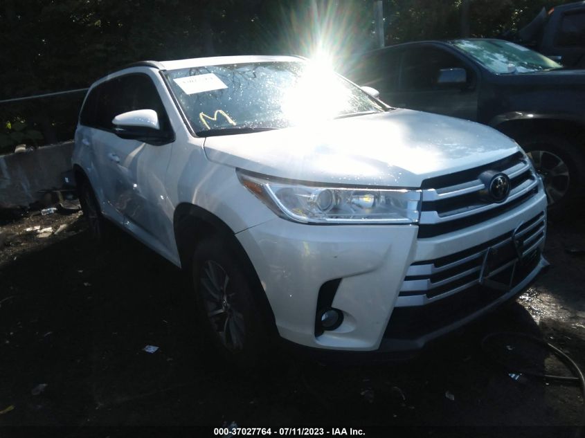 2019 TOYOTA HIGHLANDER SE/XLE - 5TDJZRFH6KS608035