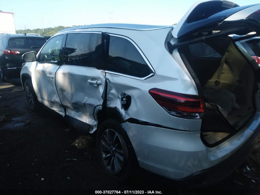 2019 TOYOTA HIGHLANDER SE/XLE - 5TDJZRFH6KS608035