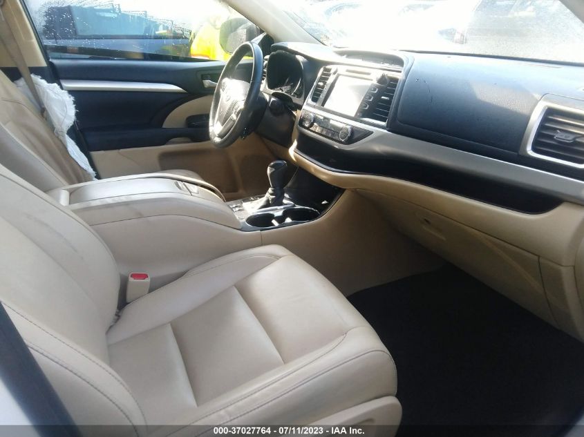 2019 TOYOTA HIGHLANDER SE/XLE - 5TDJZRFH6KS608035
