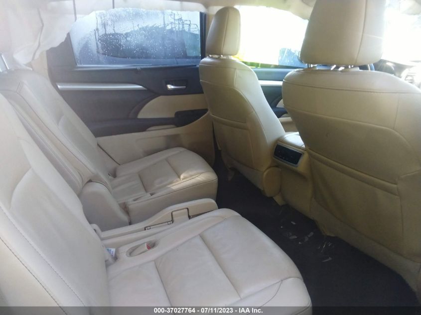 2019 TOYOTA HIGHLANDER SE/XLE - 5TDJZRFH6KS608035