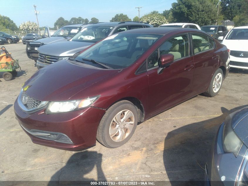 2014 HONDA CIVIC LX - 19XFB2F58EE028225