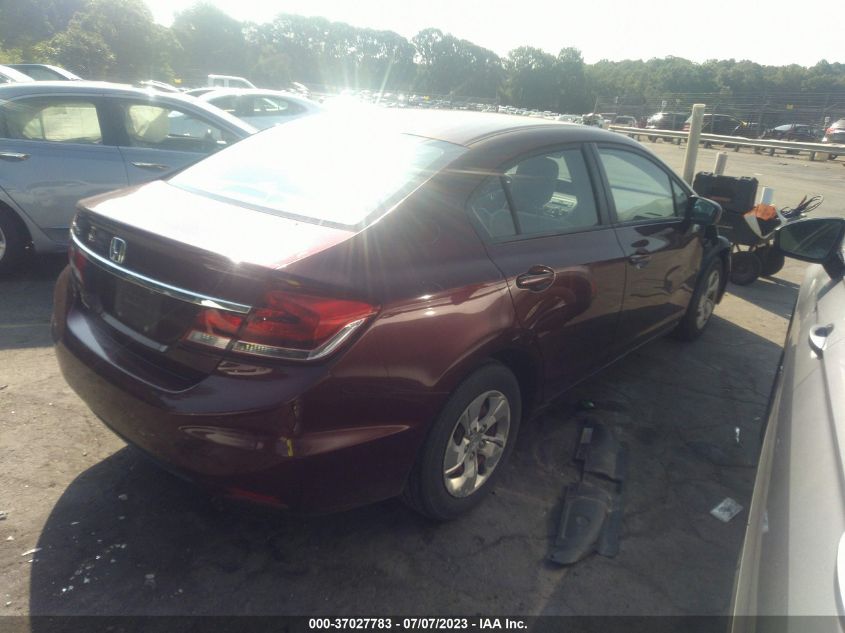 2014 HONDA CIVIC LX - 19XFB2F58EE028225