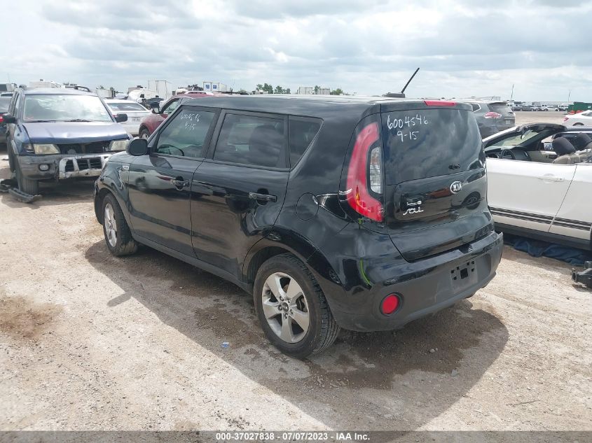 2019 KIA SOUL BASE - KNDJN2A28K7691161