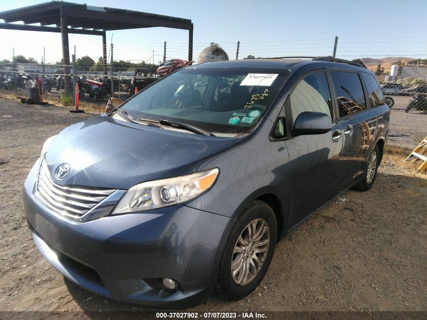 2014 TOYOTA SIENNA XLE/XLE AAS/LTD - 5TDYK3DC1ES451686