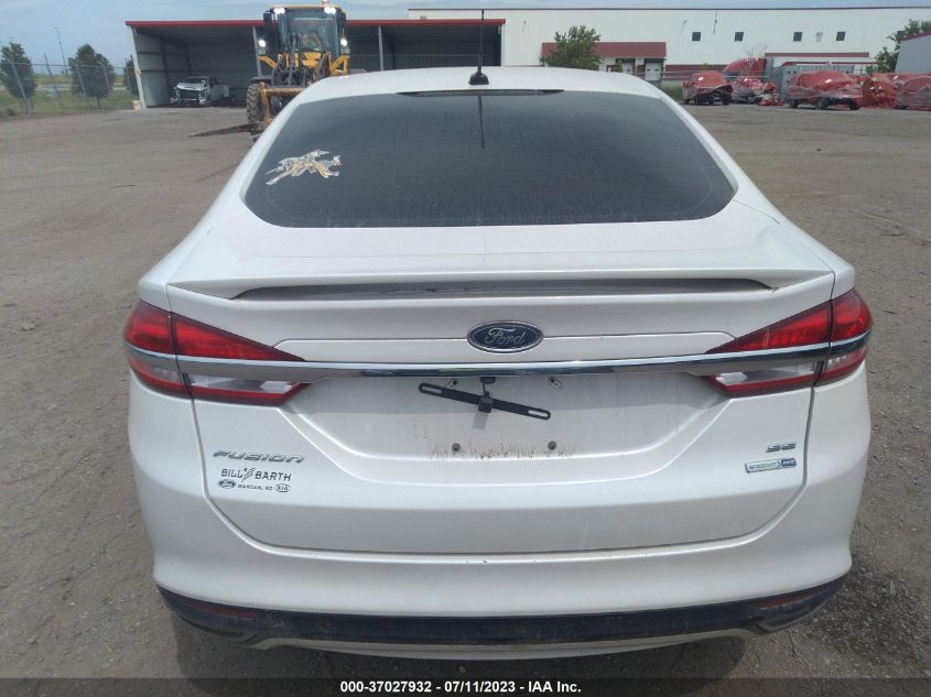 2017 FORD FUSION SE - 3FA6P0T92HR200914