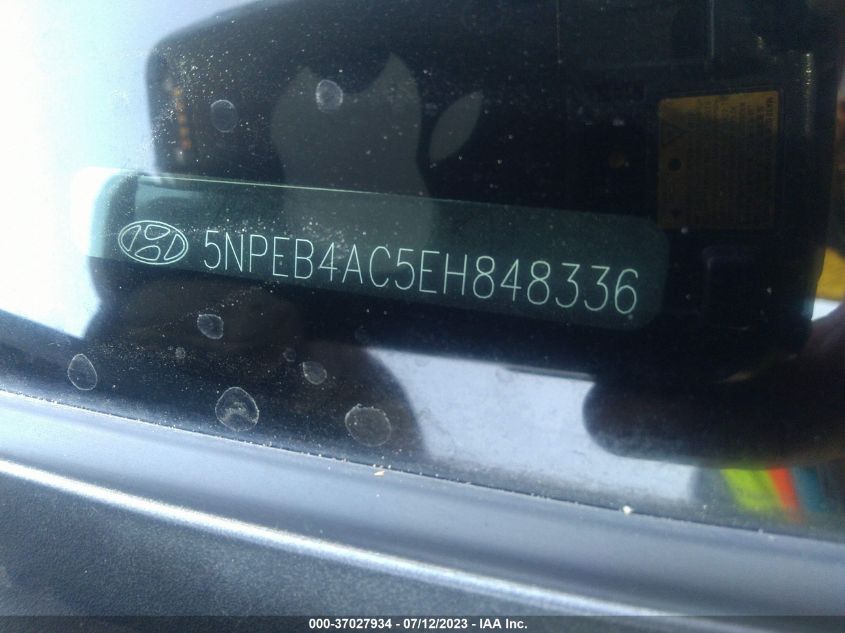 2014 HYUNDAI SONATA GLS - 5NPEB4AC5EH848336