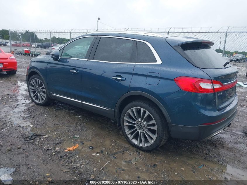2016 LINCOLN MKX RESERVE - 2LMTJ8LR7GBL37583