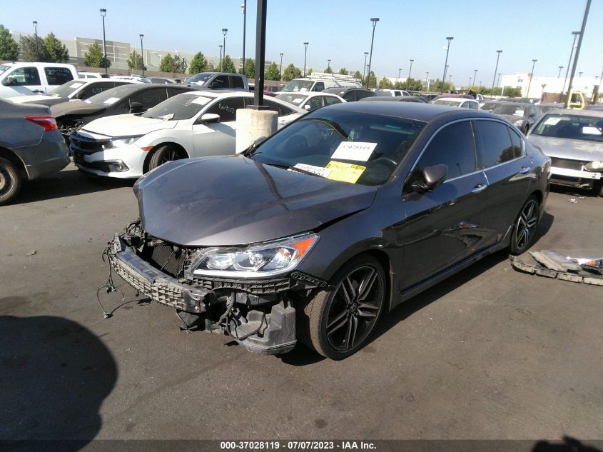 2016 HONDA ACCORD SEDAN SPORT - 1HGCR2F57GA189916