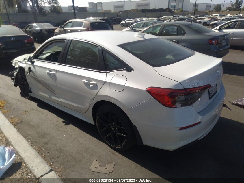 2022 HONDA CIVIC SEDAN SPORT - 2HGFE2F52NH528850