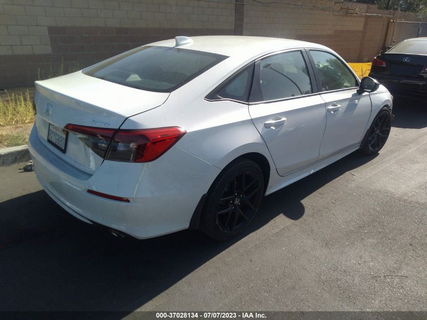 2022 HONDA CIVIC SEDAN SPORT - 2HGFE2F52NH528850
